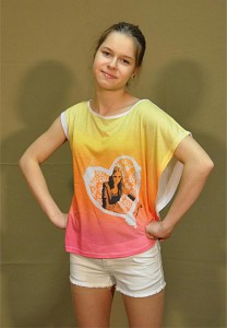 Московская школьница Лена Евсеева — для модниц